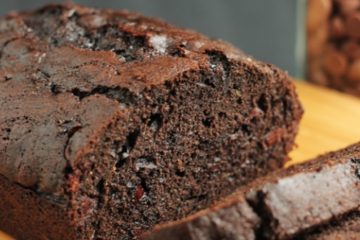Moist & Chocolate-y Zucchini Loaf Recipe with Apple Cider Vinegar & Maple Syrup