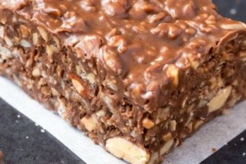 Keto Chocolate & Crunchy Bars -Low Carb, Egg- & Dairy-Free