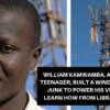 Malawain Teenager Builds a Windmill from Trash to Power His Village