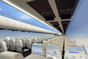 Windowless Planes: Would You Fly in a Plane with a Panoramic View of the Sky?
