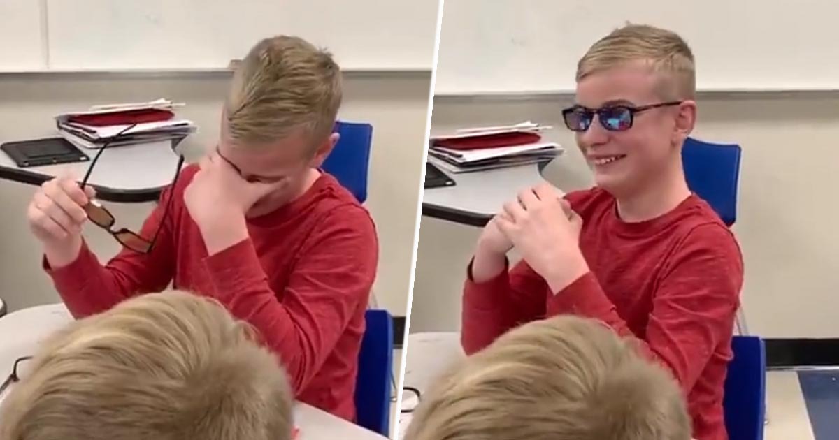 Colorblind Student Gets To See Color For The First Time Thanks To