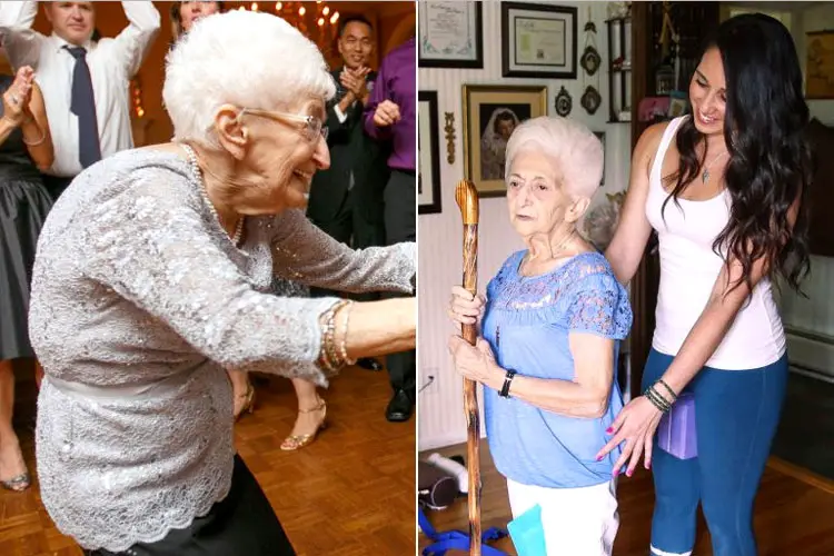 86 Year Old Woman Gets Rid Of Hunchback Thanks To Yoga