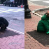 Beautiful World: Woman Gives Her Jacket to Her Dog so It Stays Warm while Waiting Outside