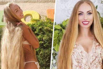 This Woman Hasn’t Cut Her Hair from the Age of 5 & Claims Man Beg to Sniff It