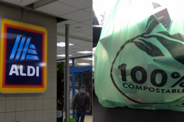 Aldi Markets Will Replace 12.5 Million Plastic Bags with Compostable Ones
