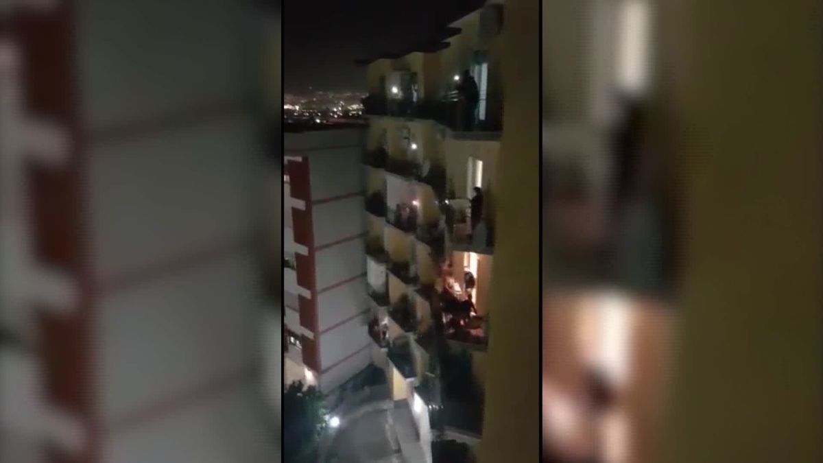 During COVID-19 Lockdown, Italians Gather on Balconies & Sing Patriotic ...