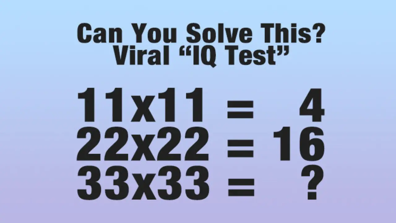 Only Geniuses Can Solve This Viral 11x11 Puzzle: Correct Answer Explained