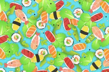 Can You Spot the Caterpillar among the Sushi?!