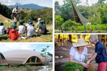 The Students at Green School Learn Outdoors with Interactive Projects