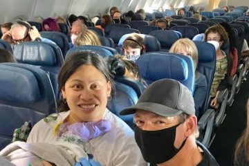Unware She Was Pregnant, Lady Gives Birth on a Flight with Neonatal Crew onboard