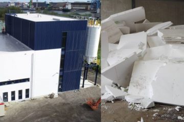 Innovative Plant Recycles Polystyrene Foam & Recover Valuable Resources Using Wind Power