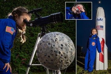 7-Year-Old Girl Who Loves Space Becomes First Child to Send something to the Moon