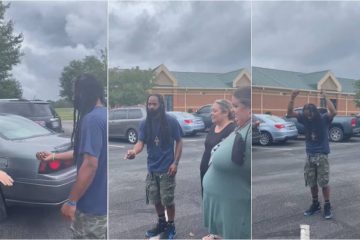 School Faculty Surprise Custodian with a Car so He no Longer Has to Walk to Work