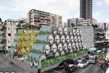 Talented Hong Kong Architect Builds Affordable Housing from Concrete Pipes & Helps Young People