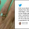 73-Year-Old Woman Finds True Love in the Pandemic: Shares a Photo of Her Engagement Ring