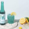 Innovative Bubbly Blue Soda: Free of Food Coloring & Catches CO2