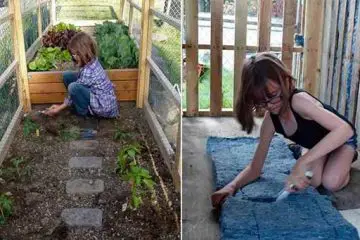 9-Year-Old Girl Has Been Growing Her Own Veggies for Four Years & Builds Wooden Houses for the Homeless