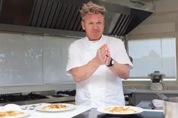 Gordon Ramsay “Shocks” School Cafeteria Manager Who Called In to Ask Him to Be the Substitute Chef for the Day