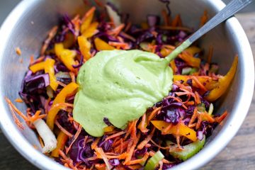 Healthy & Nutritious Avocado Salad Dressing-Delicious Mayo Substitute (100% Vegan!)