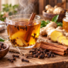 Clove, Ginger & Cinnamon Tea: A Warming Herbal Drink for Throat Comfort, Coughs and Cold Season