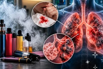 Teenager Who Vaped the Equivalent of 50 Cigarettes a Day Suffers Severe Lung Damage After Coughing Up Blood